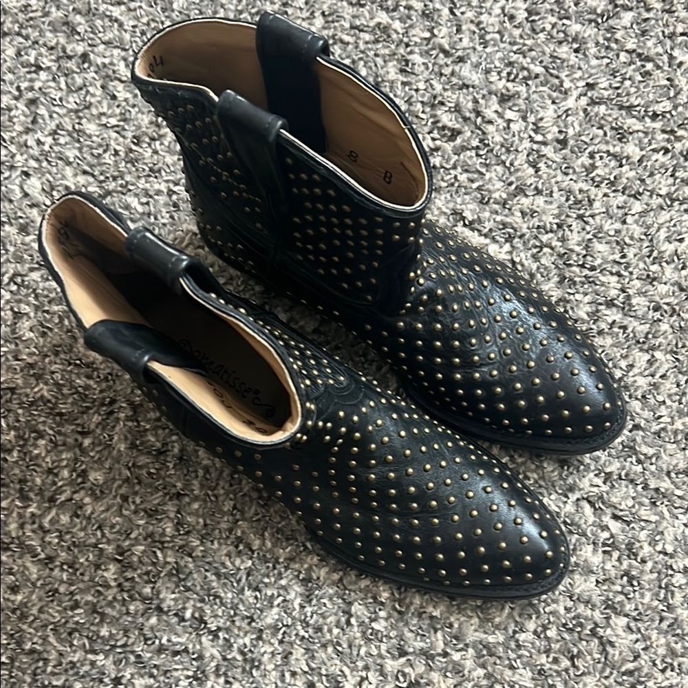 Black ankle boots
